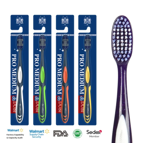 Deep Cleaning Medium-Hard Bristle Toothbrush DB006 for Men