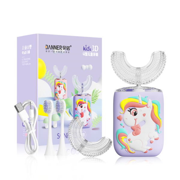 Best U Shaped Silicone Electric Toothbrush for Kids