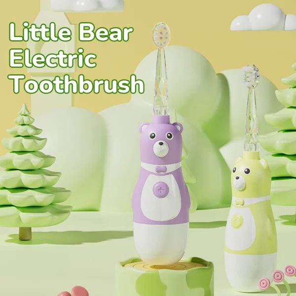 kids electric toothbrush led