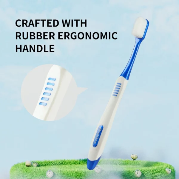 OralGos UltraSoft Silicone Toothbrush for Sensitive Teeth