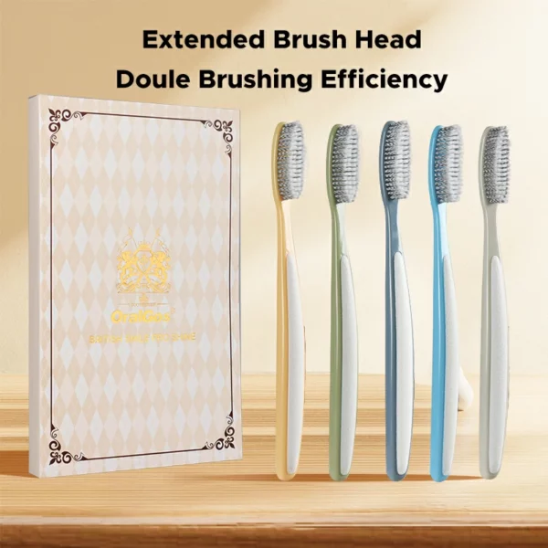 Extended Brush Head Toothbrush