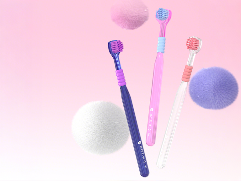 3-sided toothbrush