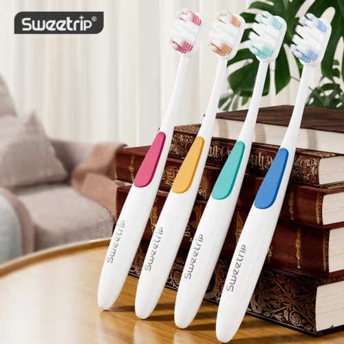Sweetrip S9104 Ultra Soft Toothbrush – Gentle Oral Care for Sensitive Gums (4 Colors)
