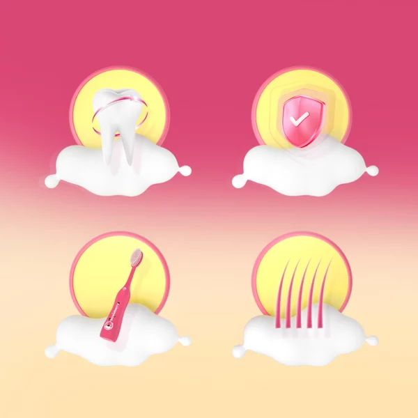 Sweetrip S283 Soft Bristle Strawberry Toothbrush