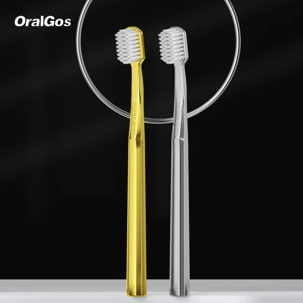 OralGos DB240 Ultra Soft Toothbrush – Premium Micro Bristle Gum Care Toothbrush for Sensitive Teeth