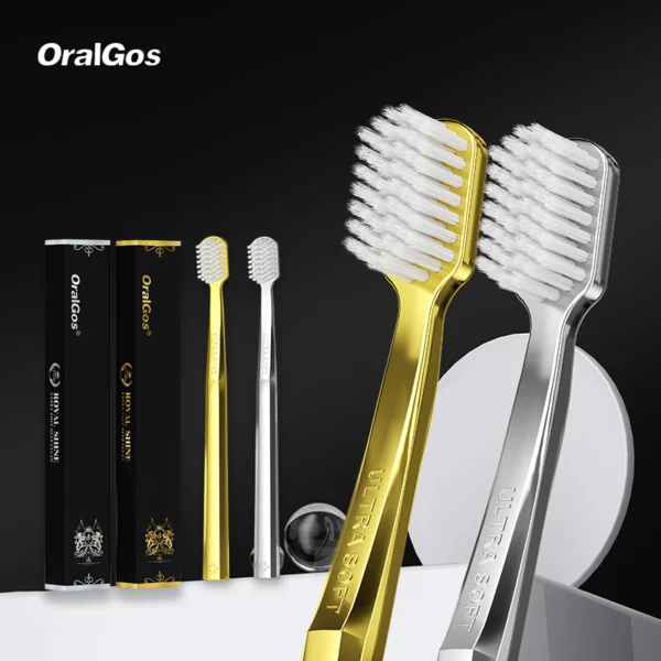 OralGos DB240 Ultra Soft Toothbrush – Premium Micro Bristle Gum Care Toothbrush for Sensitive Teeth