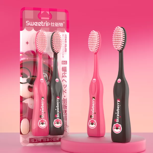 Sweetrip S283 Soft Bristle Strawberry Toothbrush