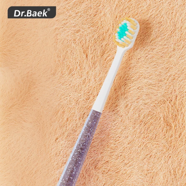 Dr.Baek High-Elasticity Micro Bristle Toothbrush Set – 3 Pack for Professional Oral Care