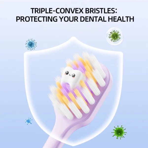 Dycol Korean Premium Ultra-Fine Bristle Toothbrush – 3 Pack for Deep Clean & Sensitive Gums